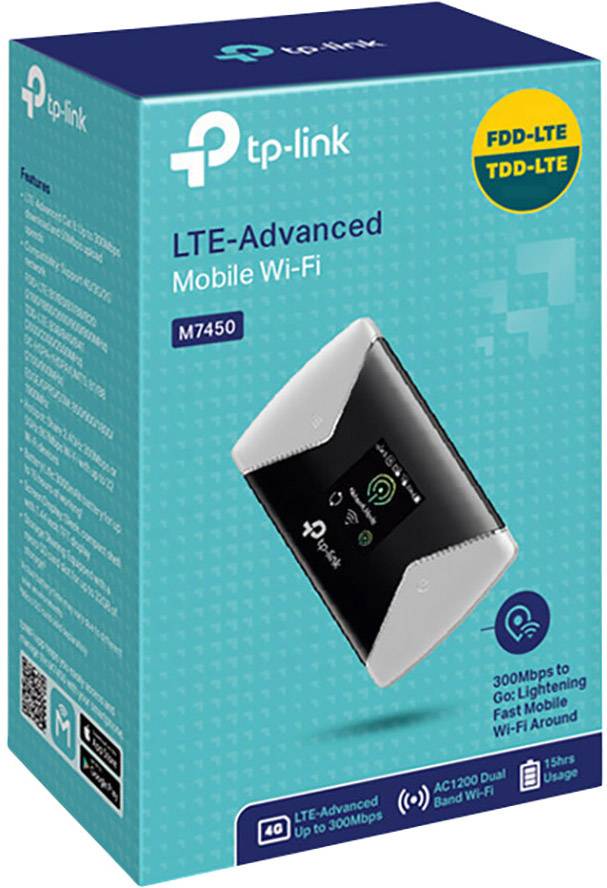 TP-LINK M7450 Mobiler 4G-WLAN-Hotspot