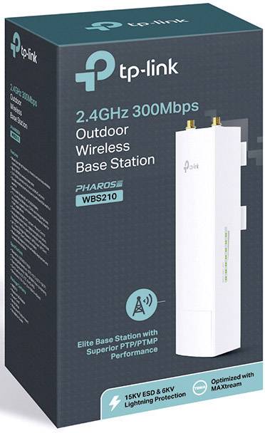 TP-LINK WBS210 WBS210 einzeln WLAN Outdoor Access-Point 300 MBit/s 2.4 GHz