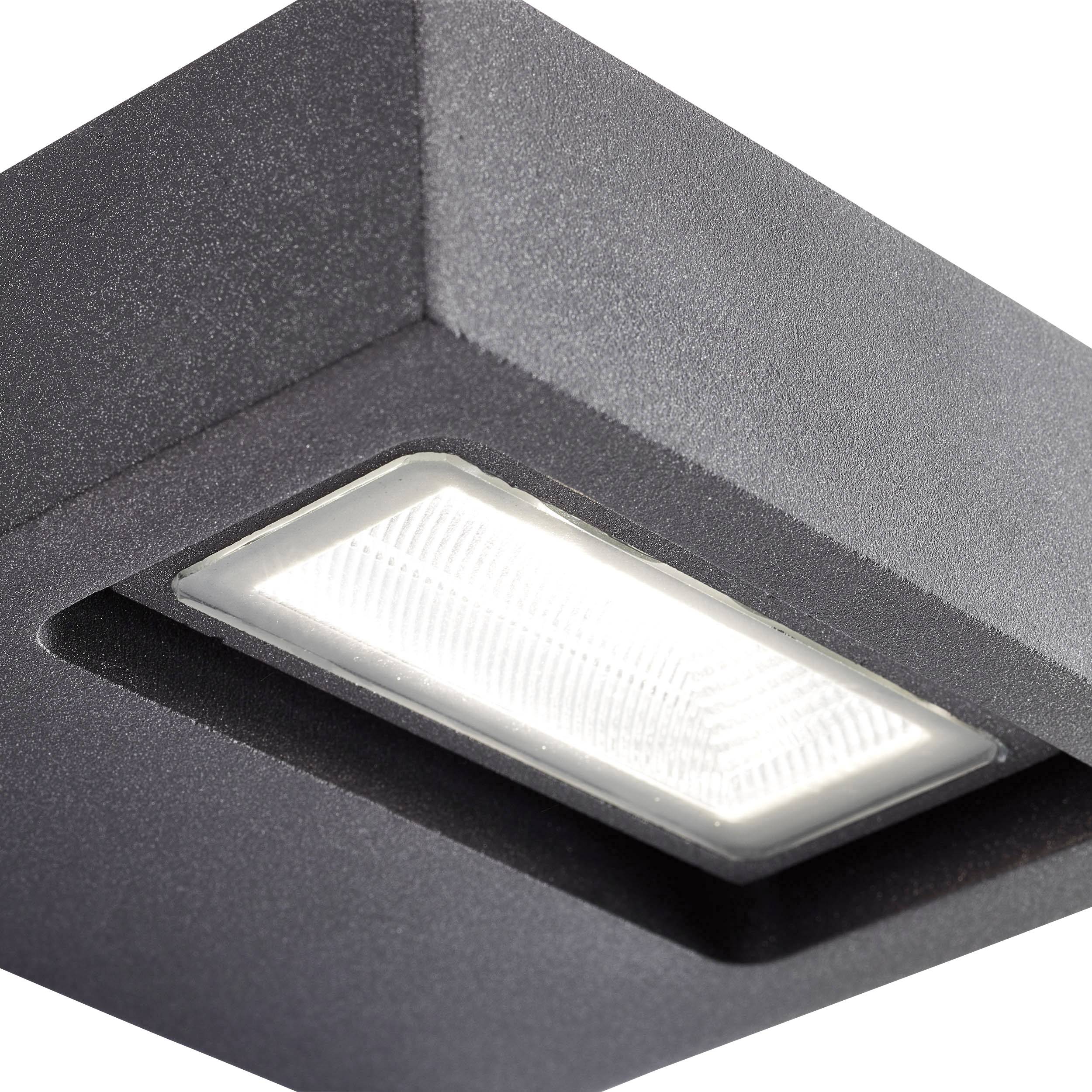 AEG Glynn AEG280128 LED-Außenwandleuchte EEK: E (A - G) 7.5W Anthrazit