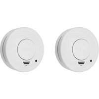 Smartwares Rauchwarnmelder 2er Set batteriebetrieben (Ø x H) 100 mm x 35 mm Smartwares Rauchwarnmelder 2er Set batteriebetrieben (Ø x H) 100 mm x 35 mm