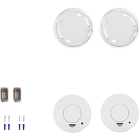Smartwares Rauchwarnmelder 2er Set batteriebetrieben (Ø x H) 100 mm x 35 mm Smartwares Rauchwarnmelder 2er Set batteriebetrieben (Ø x H) 100 mm x 35 mm