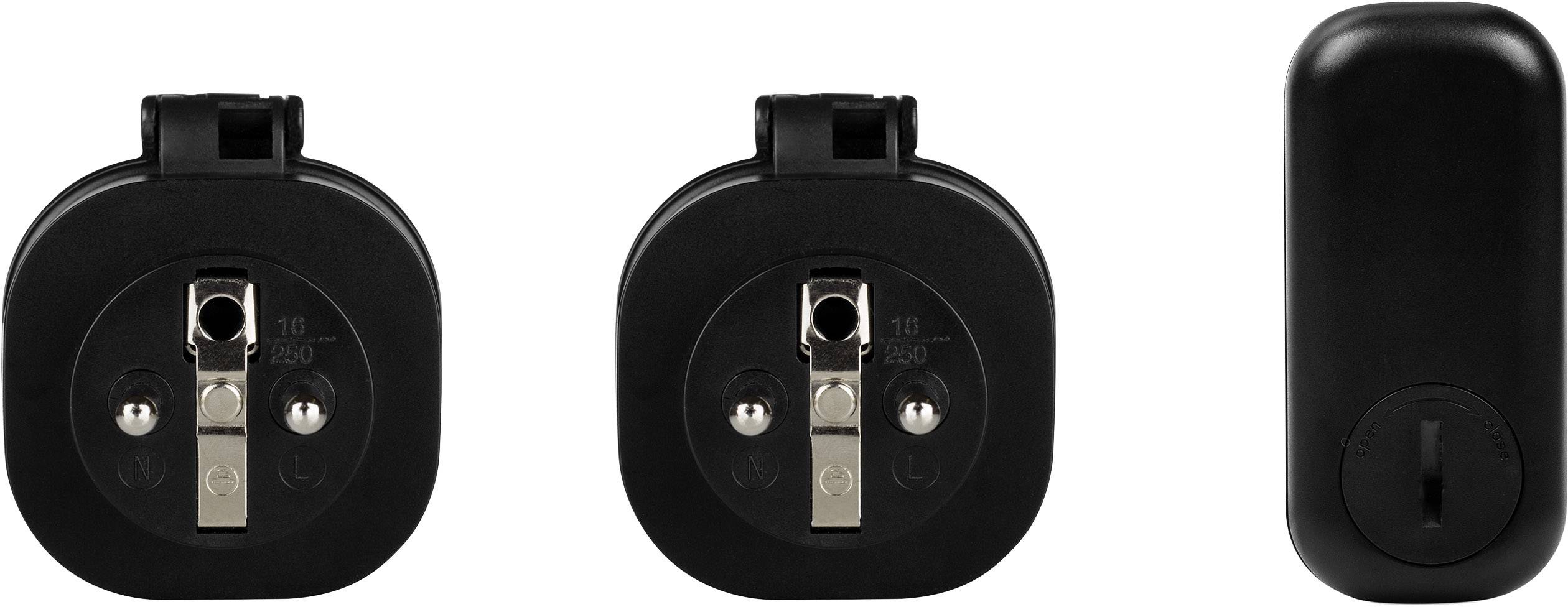 Smartwares SH4-99651FR Funk Steckdosen-Set Außenbereich 3000W