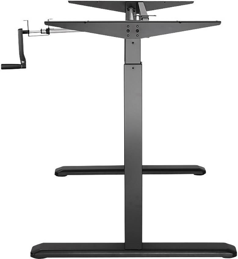 LogiLink Sitz-/Steh-Schreibtischgestell höhenverstellbar Höhen-Bereich: 730 bis 1230 mm (B x T) 1000 mm x 700 mm Schwarz EO0010 EO0010