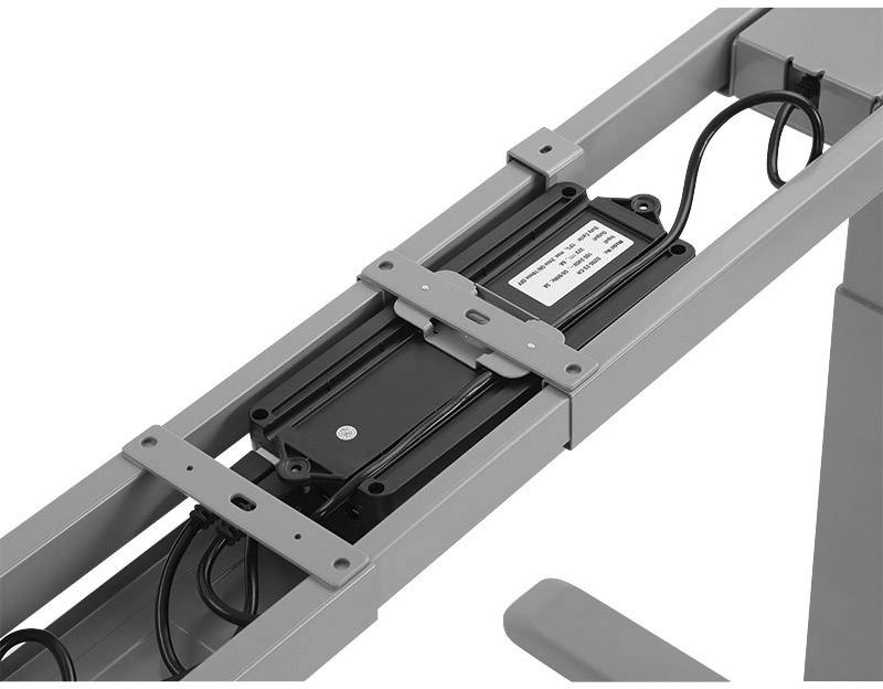 LogiLink Sitz-/Steh-Schreibtischgestell elektrisch höhenverstellbar Höhen-Bereich: 620 bis 1280 mm (B x T) 1000 mm x 620 mm Grau EO0001G EO0001G