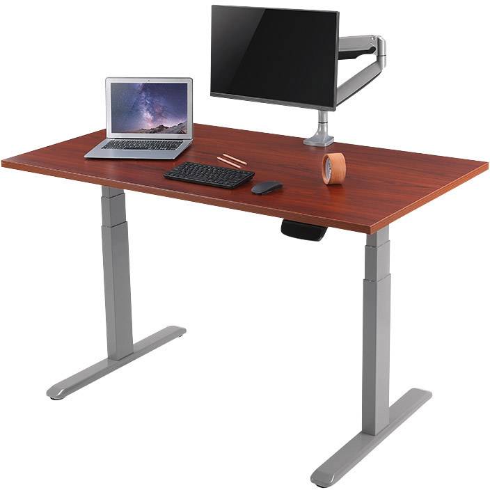 LogiLink Sitz-/Steh-Schreibtischgestell elektrisch höhenverstellbar Höhen-Bereich: 620 bis 1280 mm (B x T) 1000 mm x 620 mm Grau EO0001G EO0001G