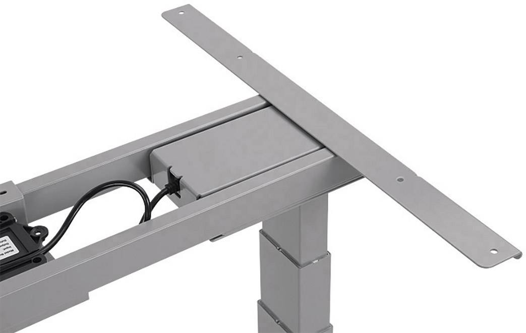 LogiLink Sitz-/Steh-Schreibtischgestell elektrisch höhenverstellbar Höhen-Bereich: 620 bis 1280 mm (B x T) 1000 mm x 620 mm Grau EO0001G EO0001G