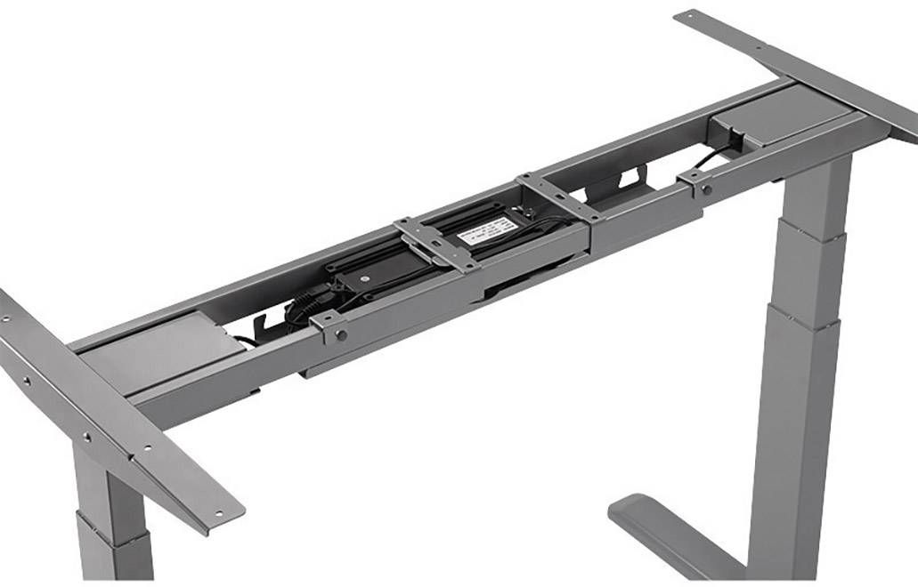 LogiLink Sitz-/Steh-Schreibtischgestell elektrisch höhenverstellbar Höhen-Bereich: 620 bis 1280 mm (B x T) 1000 mm x 620 mm Grau EO0001G EO0001G