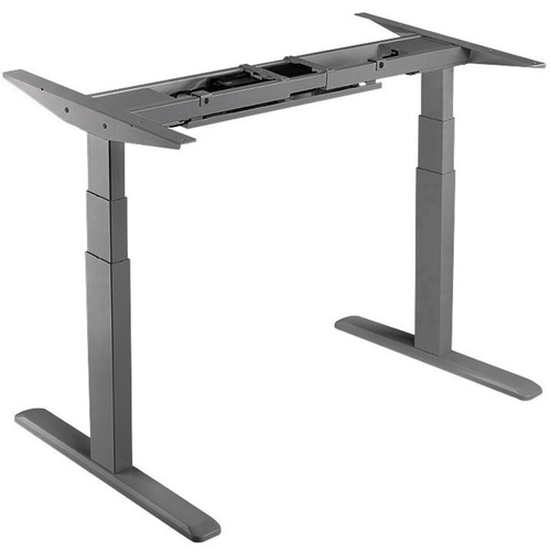 LogiLink Sitz-/Steh-Schreibtischgestell elektrisch höhenverstellbar Höhen-Bereich: 620 bis 1280mm (B x T) 1000mm x 620mm Grau