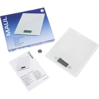 Maul 1666002 Briefwaage Wägebereich (max.) 5000 g Ablesbarkeit 1 g batteriebetrieben Weiß Maul 1666002 Briefwaage Wägebereich (max.) 5000 g Ablesbarkeit 1 g batteriebetrieben Weiß