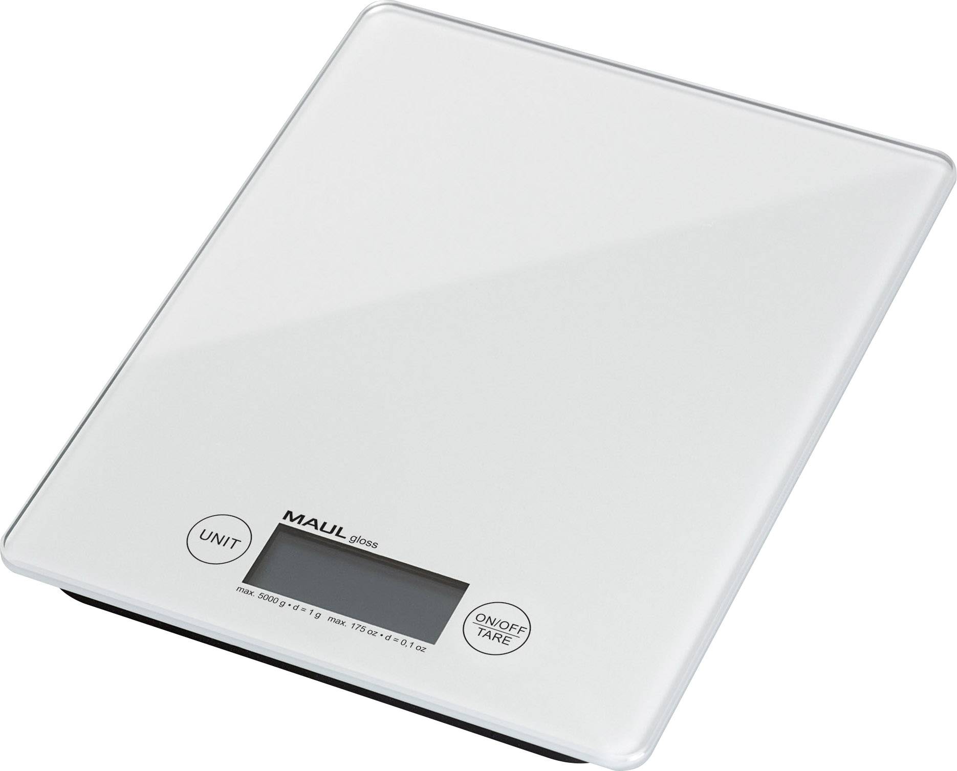 Maul 1666002 Briefwaage Wägebereich (max.) 5000 g Ablesbarkeit 1 g batteriebetrieben Weiß