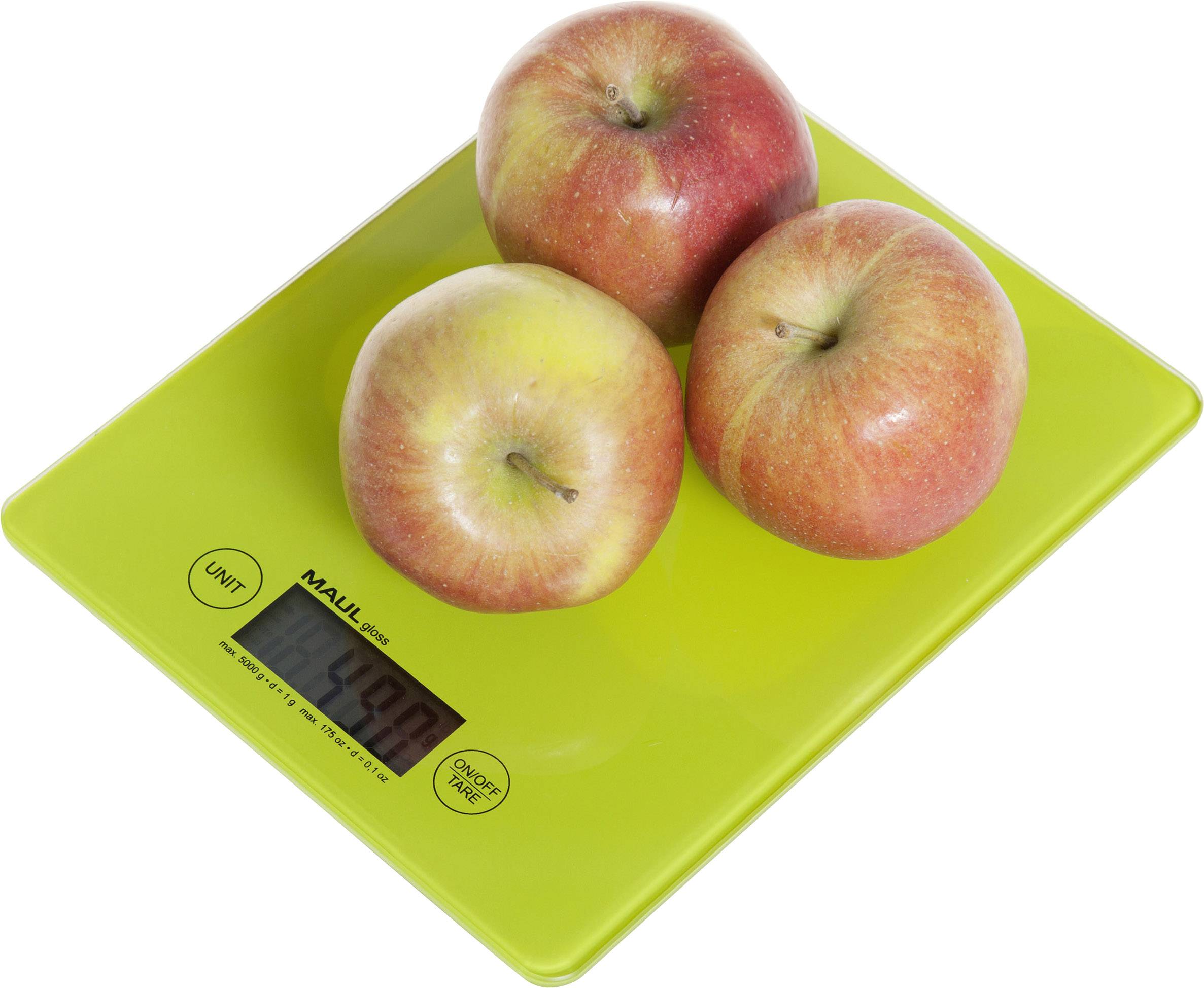 Maul 1666054 Briefwaage Wägebereich (max.) 5000 g Ablesbarkeit 1 g batteriebetrieben Hellgrün