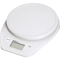 Maul 1646002 Briefwaage Wägebereich (max.) 5000g Ablesbarkeit 1g batteriebetrieben Weiß Maul 1646002 Briefwaage Wägebereich (max.) 5000g Ablesbarkeit 1g batteriebetrieben Weiß