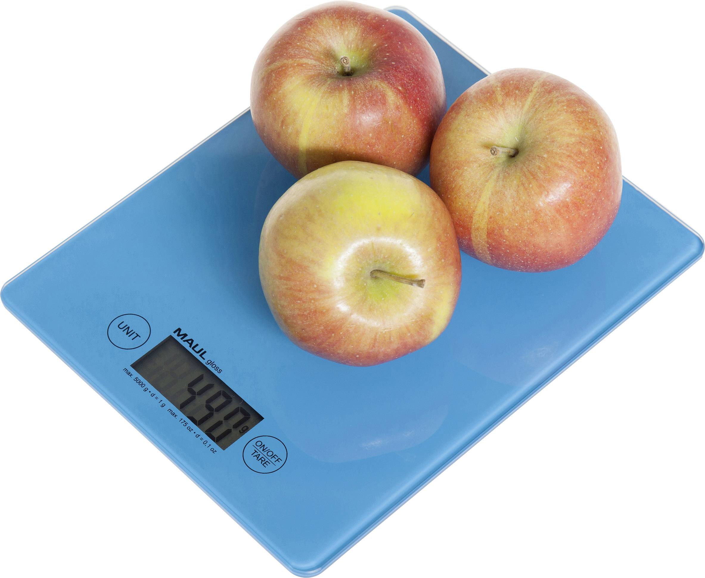 Maul 1666034 Briefwaage Wägebereich (max.) 5000 g Ablesbarkeit 1 g batteriebetrieben Hellblau