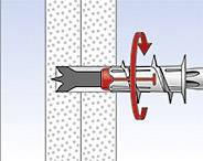Fischer 545677 DUOBLADE LD Gipskartondübel 44mm 40St.