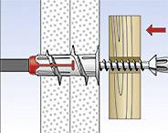 Fischer 545677 DUOBLADE LD Gipskartondübel 44mm 40St.