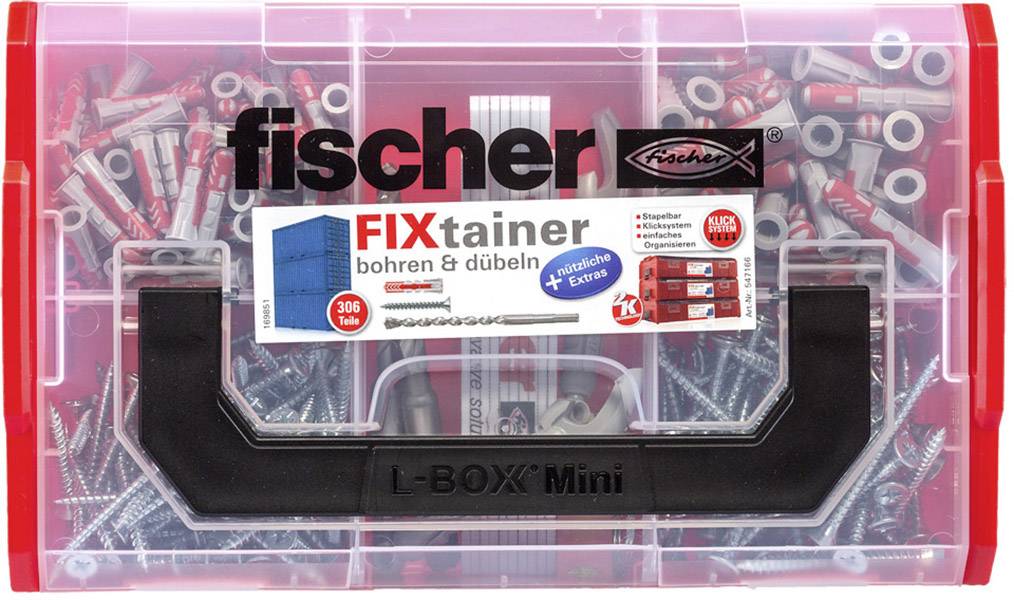 Fischer 547166 FIXtainer Dübelset 1 St.