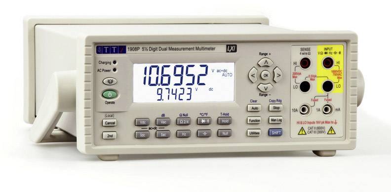Aim TTi 1908P Tisch-Multimeter digital Datenlogger CAT II 600 V, CAT III 300V