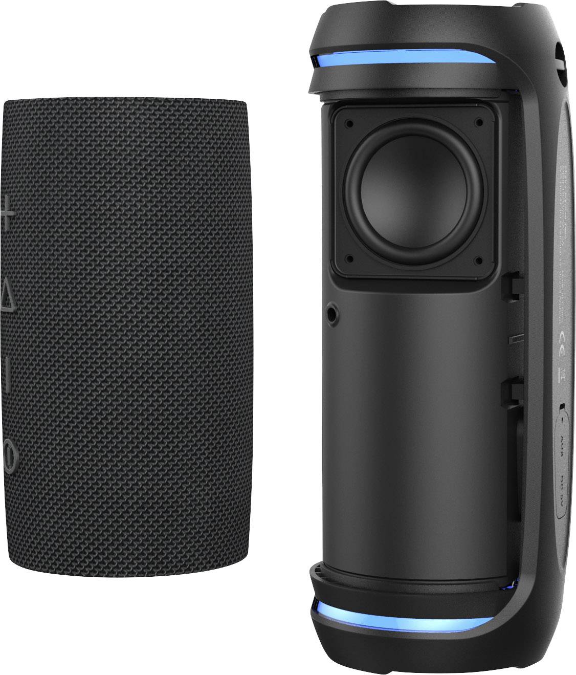 Swisstone BX 520 TWS Bluetooth® Lautsprecher AUX, Freisprechfunktion, spritzwassergeschützt Grau