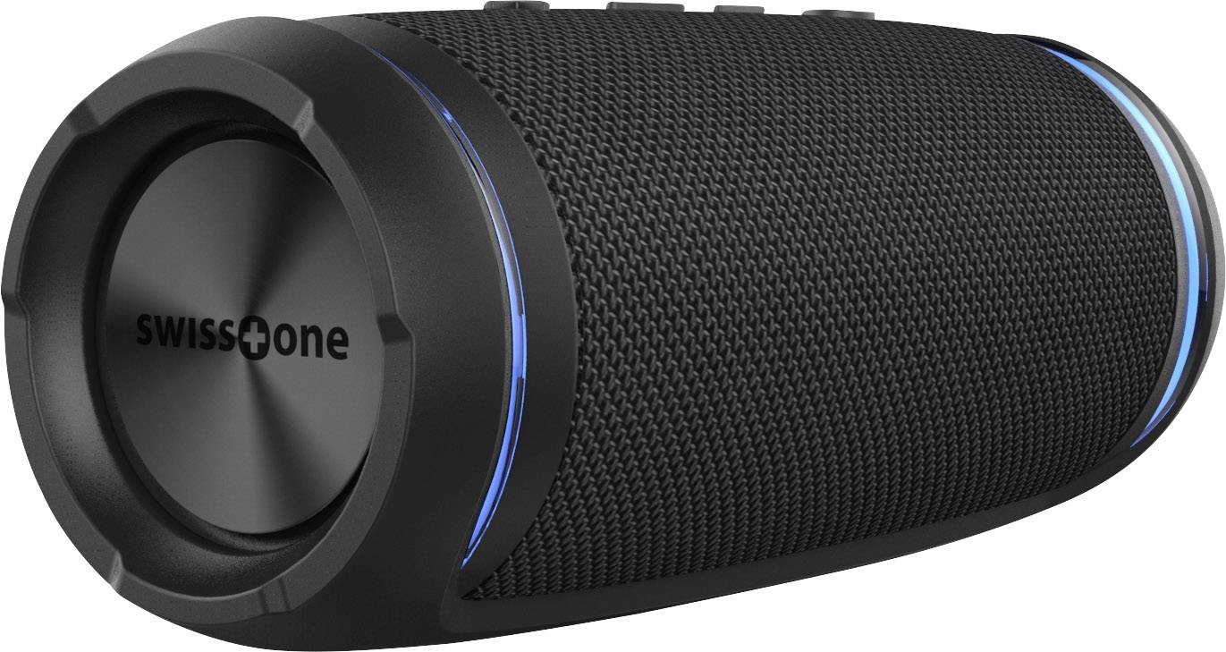 Swisstone BX 520 TWS Bluetooth® Lautsprecher AUX, Freisprechfunktion, spritzwassergeschützt Grau
