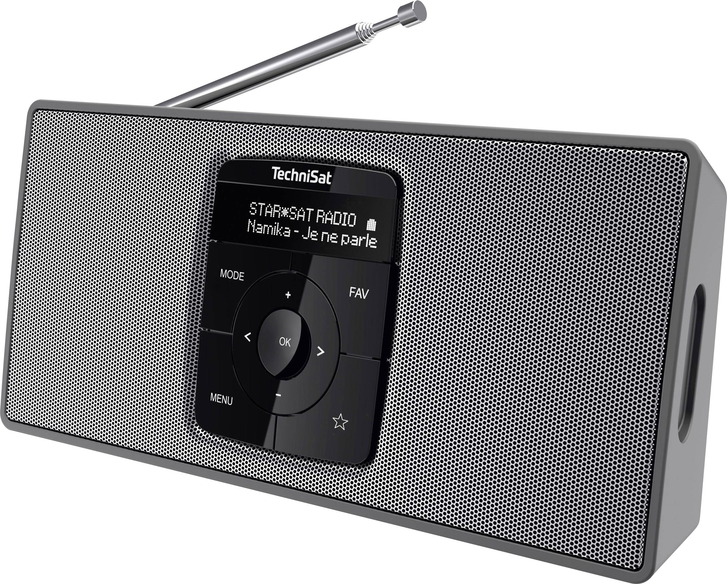 TechniSat Digitradio 2S Kofferradio DAB+ Bluetooth® wiederaufladbar Schwarz, Grau