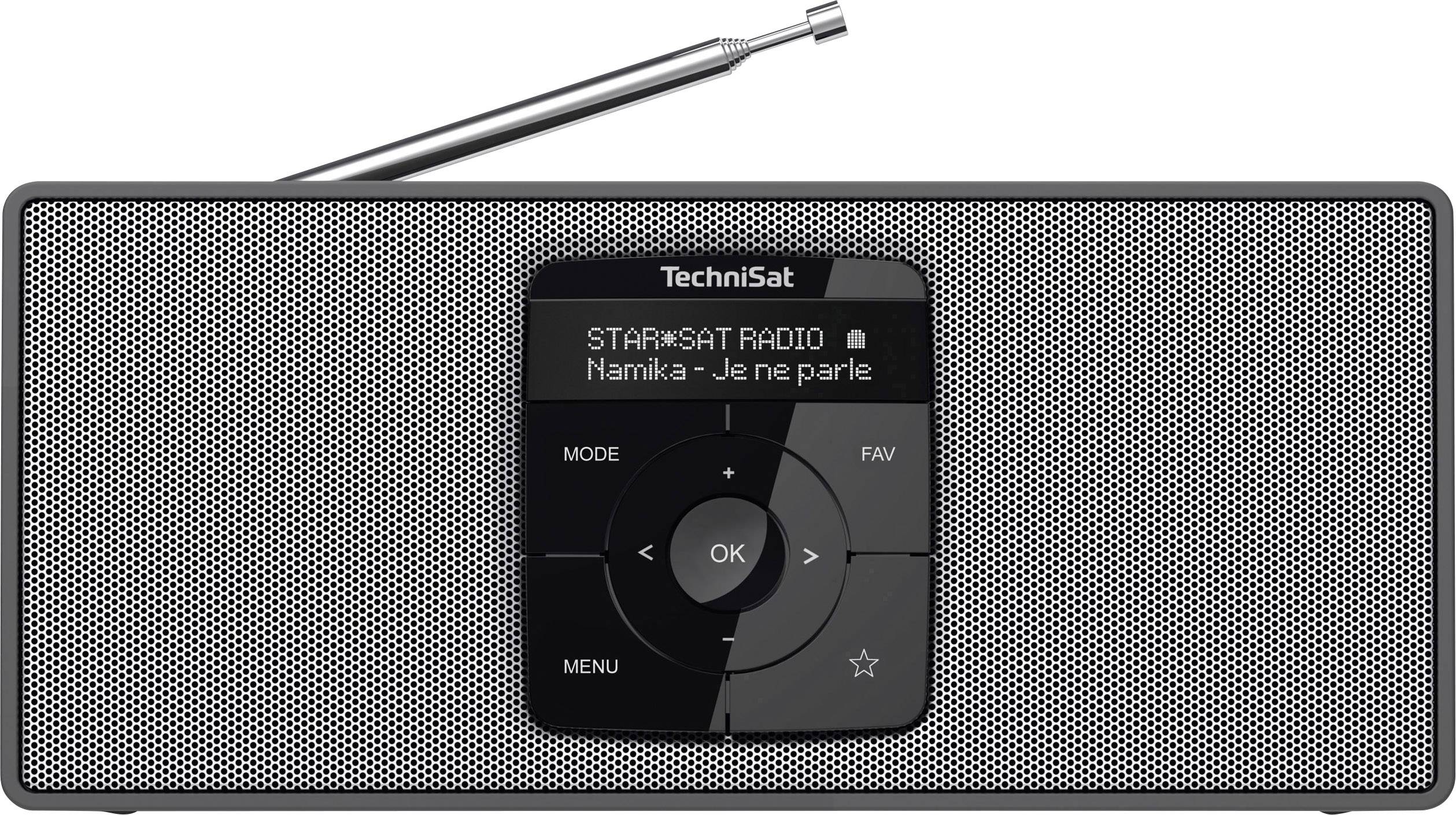TechniSat Digitradio 2S Kofferradio DAB+ Bluetooth® wiederaufladbar Schwarz, Grau