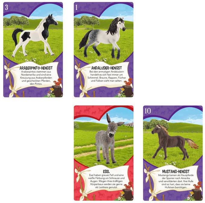 Schmidt Spiele 51424 Schleich Pferdefreunde Bring-Mich-Mit-Spiel in der Metalldose