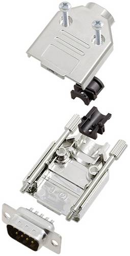 TRU COMPONENTS TCDTPKM09DMPK 7709204 D-SUB Stiftleisten-Set 180° Polzahl: 9 Lötkelch 1St.