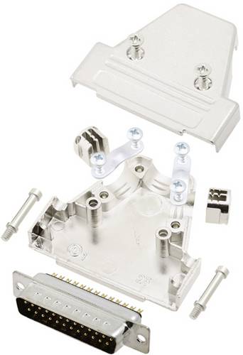 TRU COMPONENTS TCTRIM25DMPK 7709664 D-SUB Stiftleisten-Set 180° Polzahl (num): 25 Lötkelch 1St.