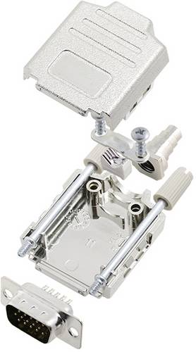 TRU COMPONENTS TCDPPK09MHDP15K 7709668 D-SUB Stiftleisten-Set 180°