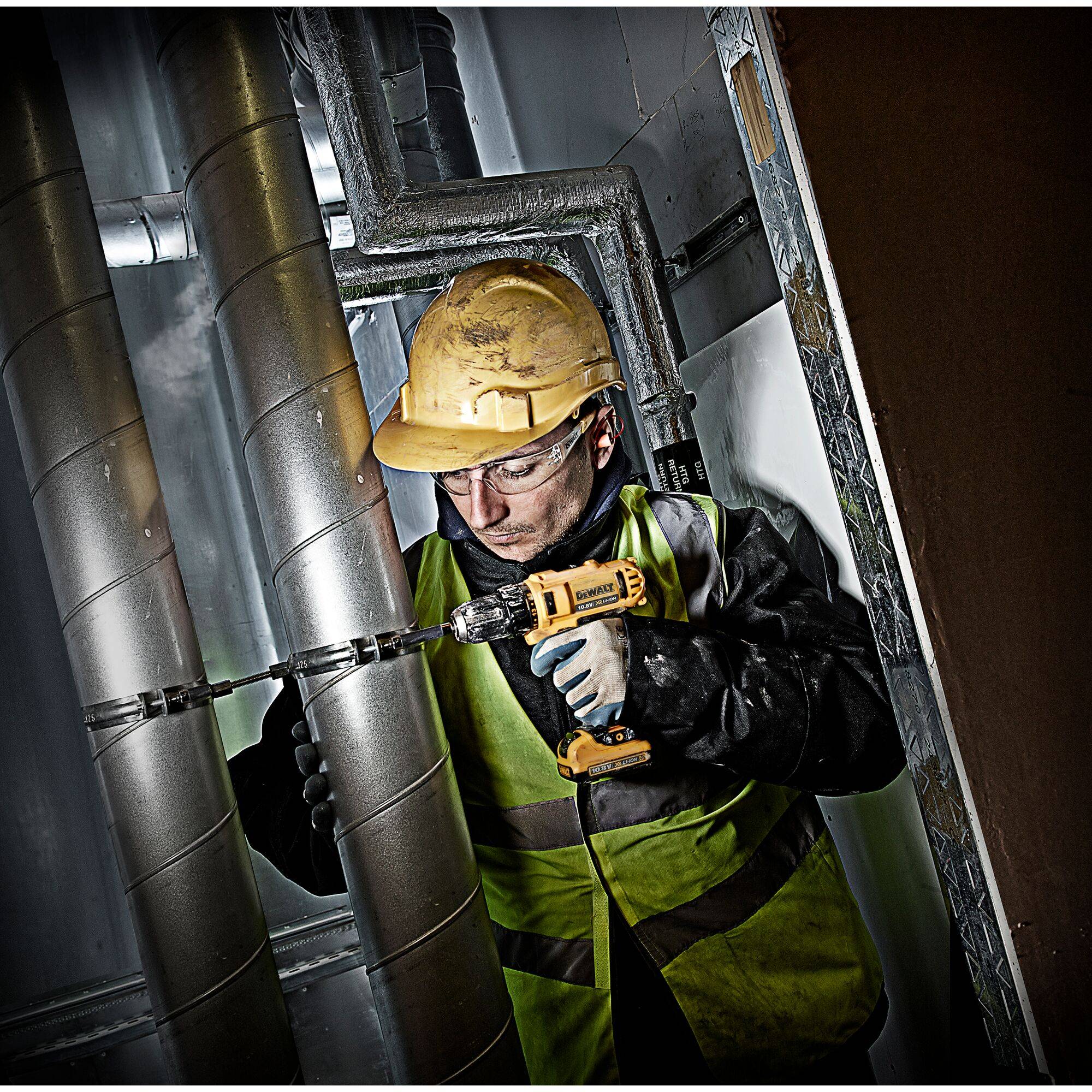 DEWALT DCD710D2 DCD710D2-QW Akku-Bohrschrauber 10.8 V 2.0 Ah