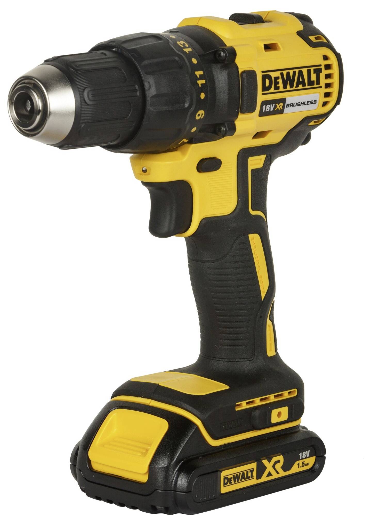 DEWALT DCD777S2T DCD777S2T-QW Akku-Bohrschrauber 18 V 1.5 Ah inkl. 2. Akku, inkl. Koffer