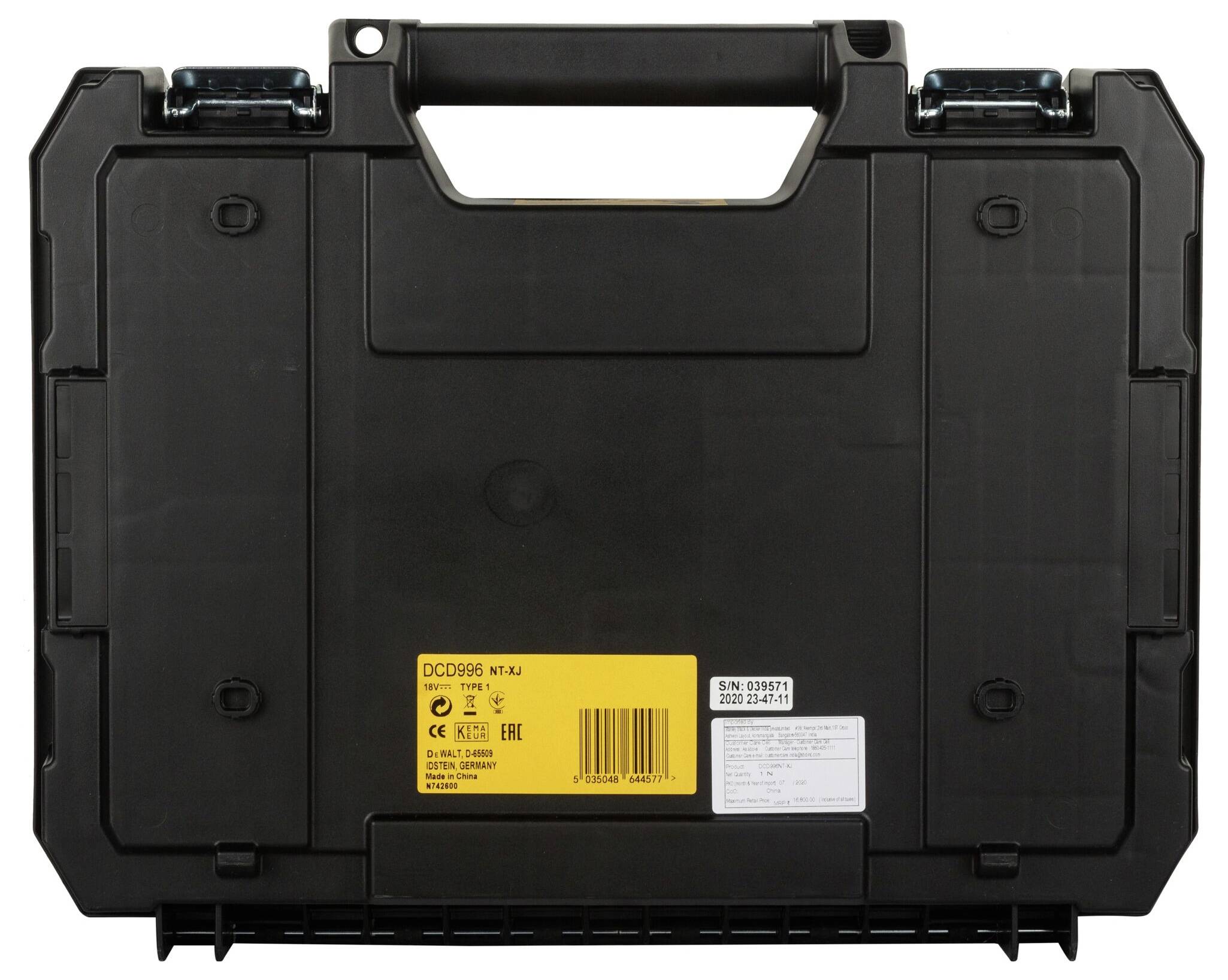 DEWALT DCD996NT 3-Gang-Akku-Schlagbohrschrauber inkl. Koffer