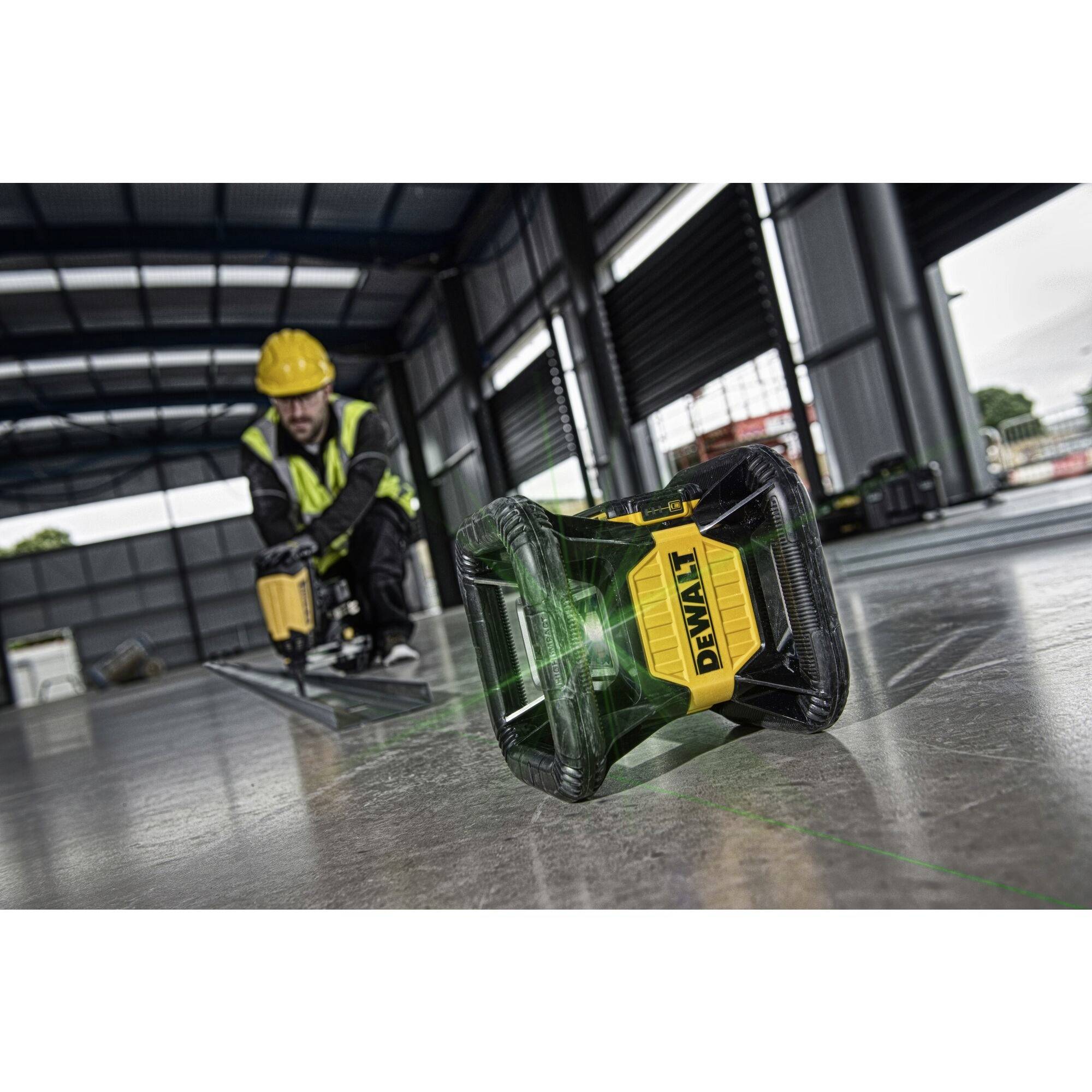 DEWALT DCE079D1G Rotationslaser inkl. Laserempfänger Reichweite (max.): 600 m