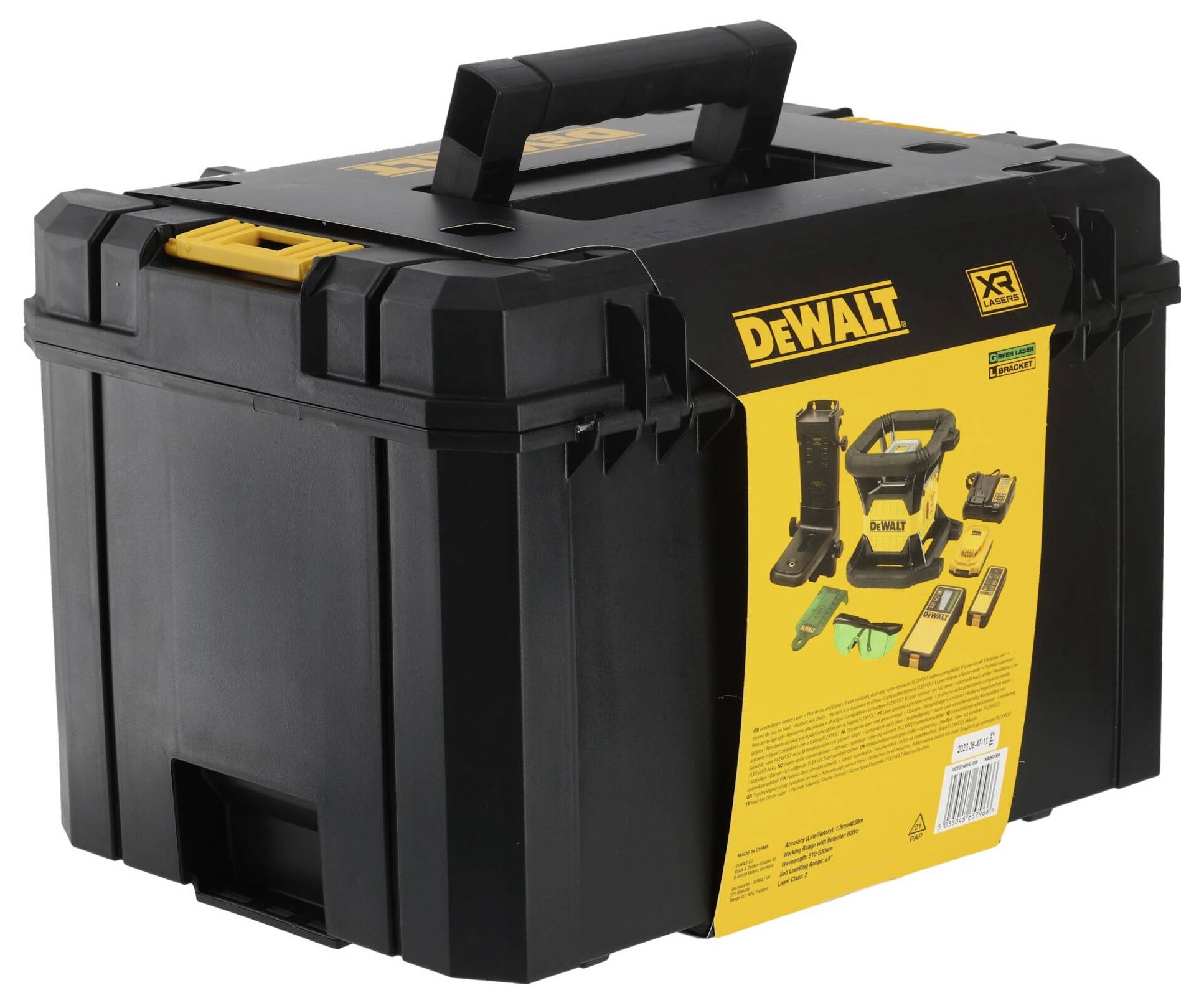 DEWALT DCE079D1G Rotationslaser inkl. Laserempfänger Reichweite (max.): 600m