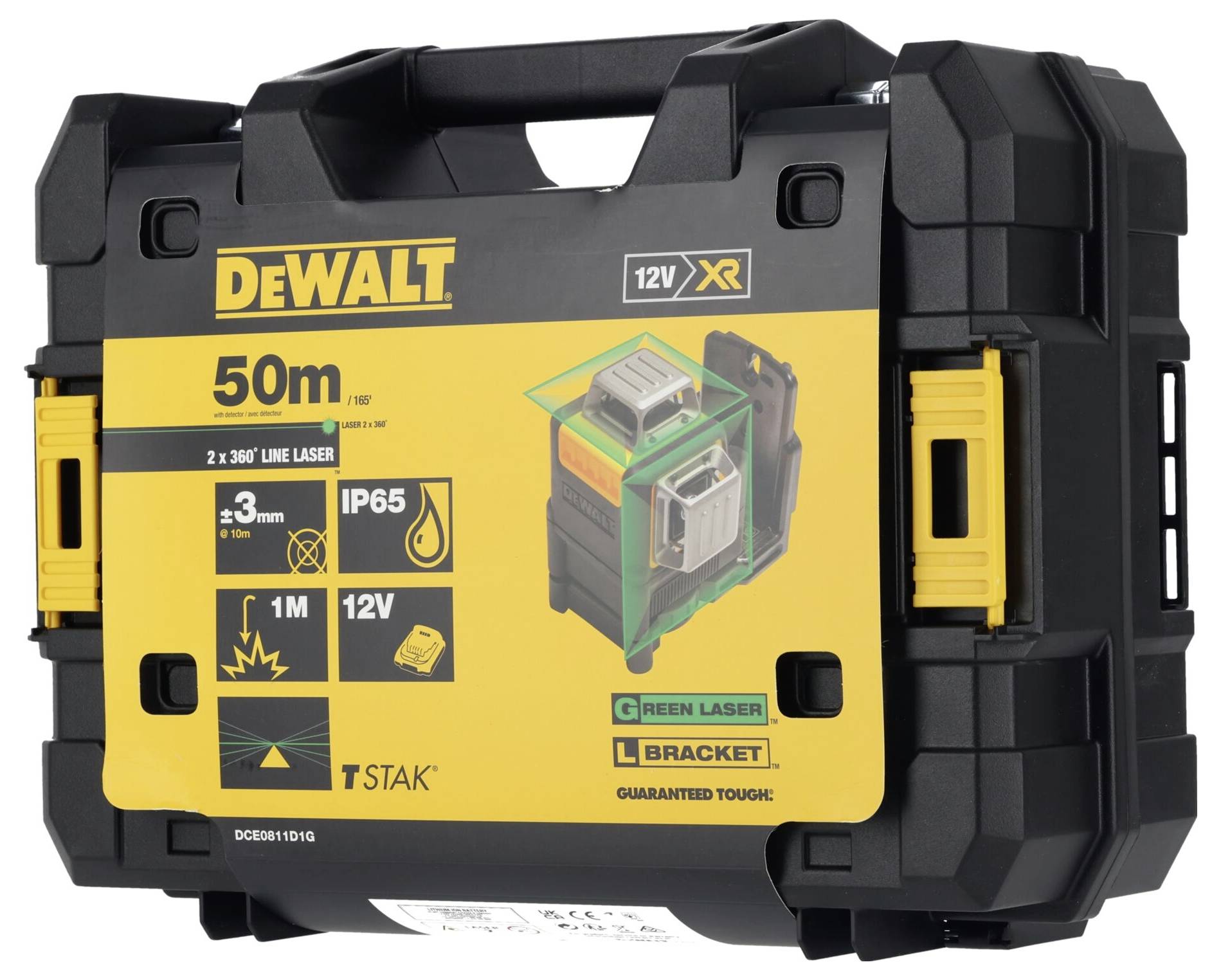 DEWALT DCE0811D1G Linienlaser Reichweite (max.): 30 m