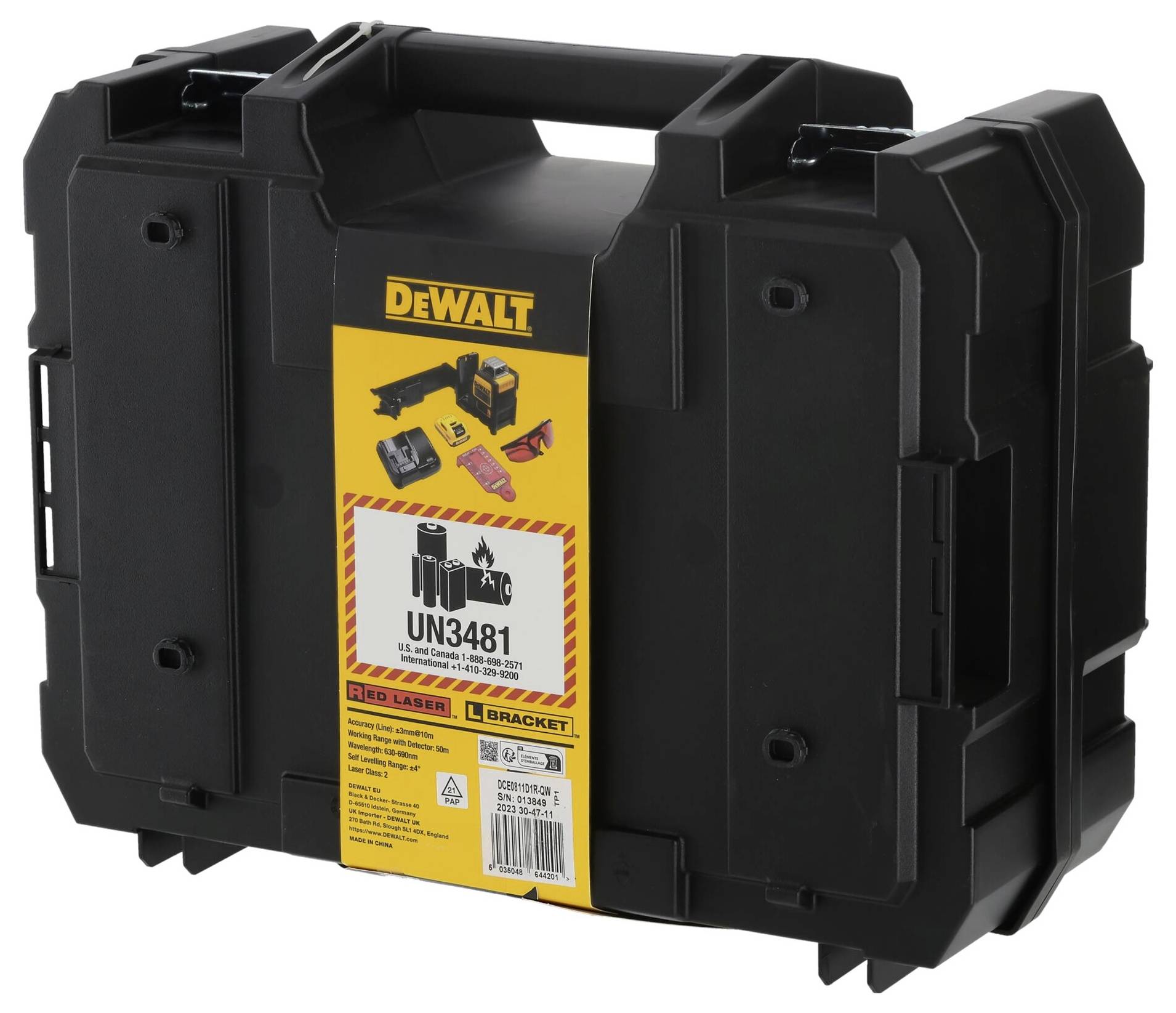 DEWALT DCE0811D1R Linienlaser selbstnivellierend Reichweite (max.): 20m