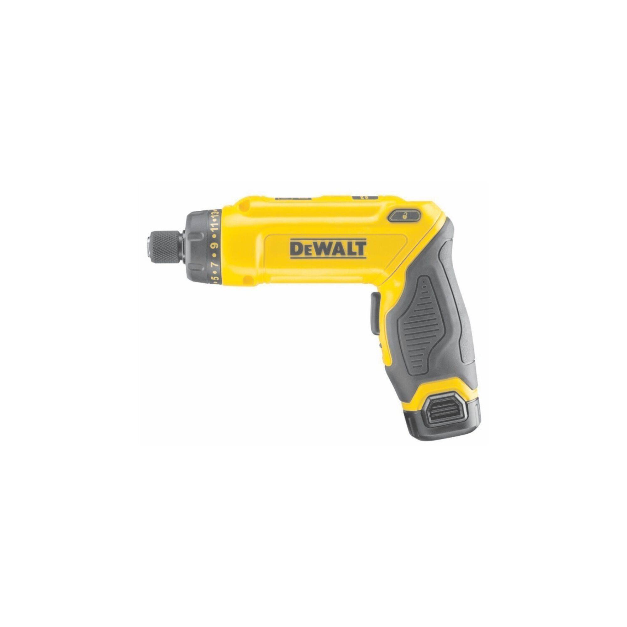 DEWALT DCF680G2 DCF680G2-QW Akku-Knickschrauber 7.2 V 1.0 Ah Li-Ion inkl. 2. Akku, inkl. Koffer