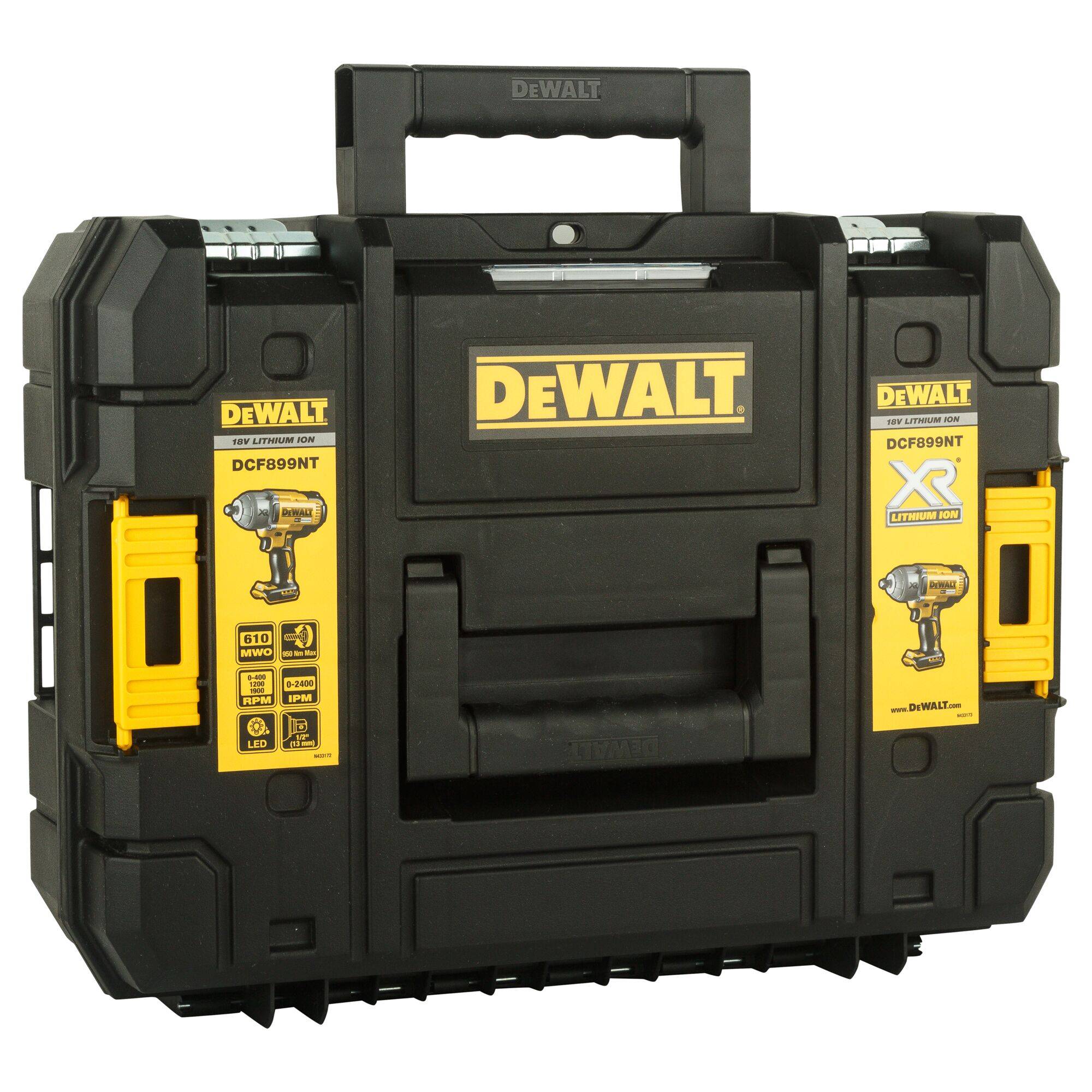 DEWALT DCF899NT DCF899NT-XJ Akku-Schlagschrauber 135/400/950 Nm 18 V Anzahl mitgelieferte Akkus 0 Li-Ion