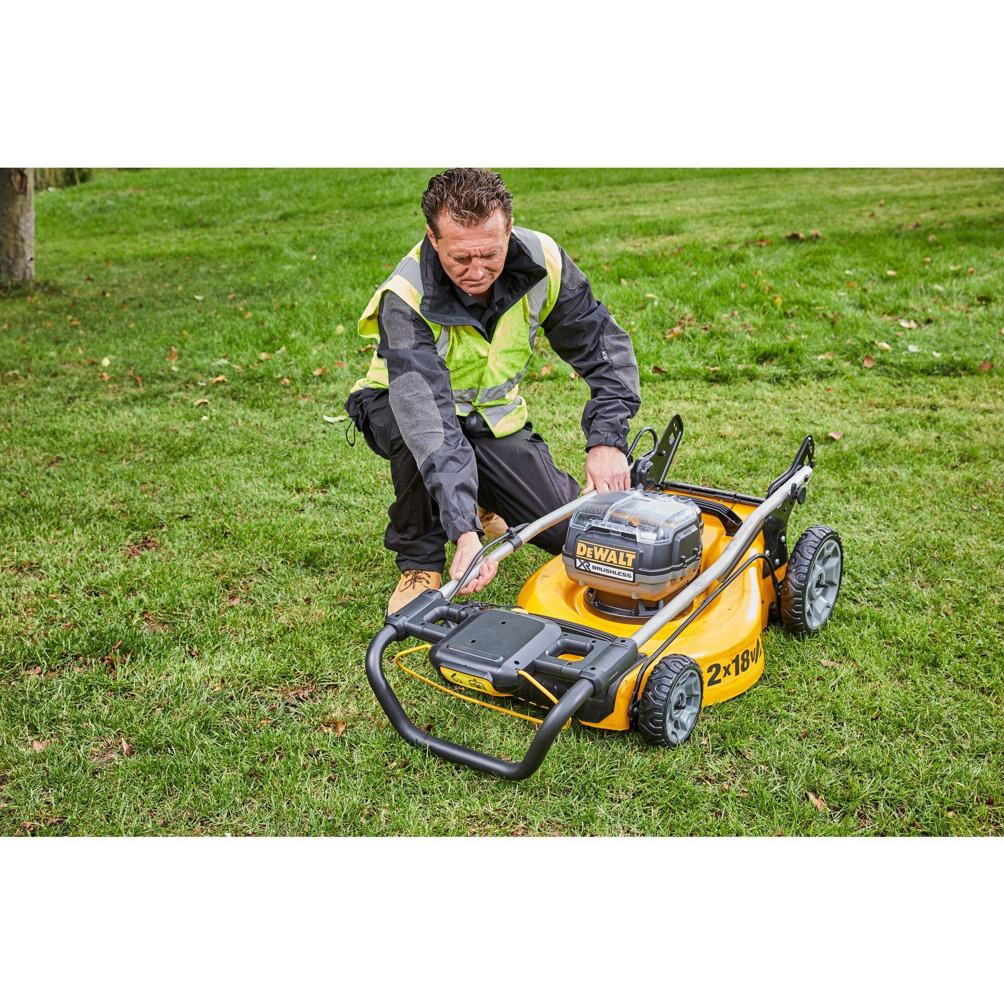 DEWALT DCMW564N Akku Rasenmäher Schnittbreite (max.) 48 cm