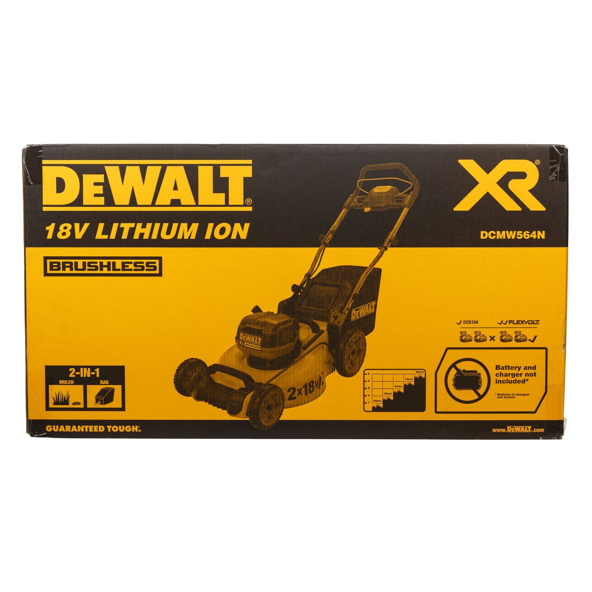 DEWALT DCMW564N Akku Rasenmäher Schnittbreite (max.) 48 cm