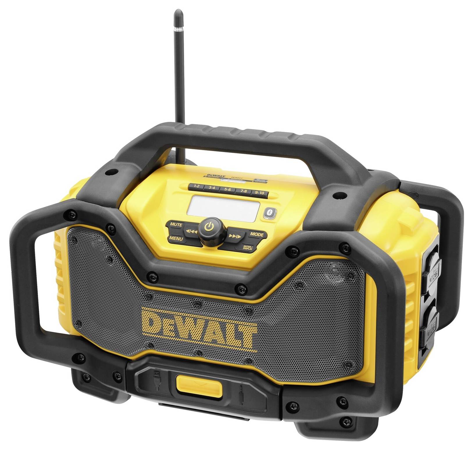 DEWALT DCR027 Baustellenradio Schwarz, Gelb