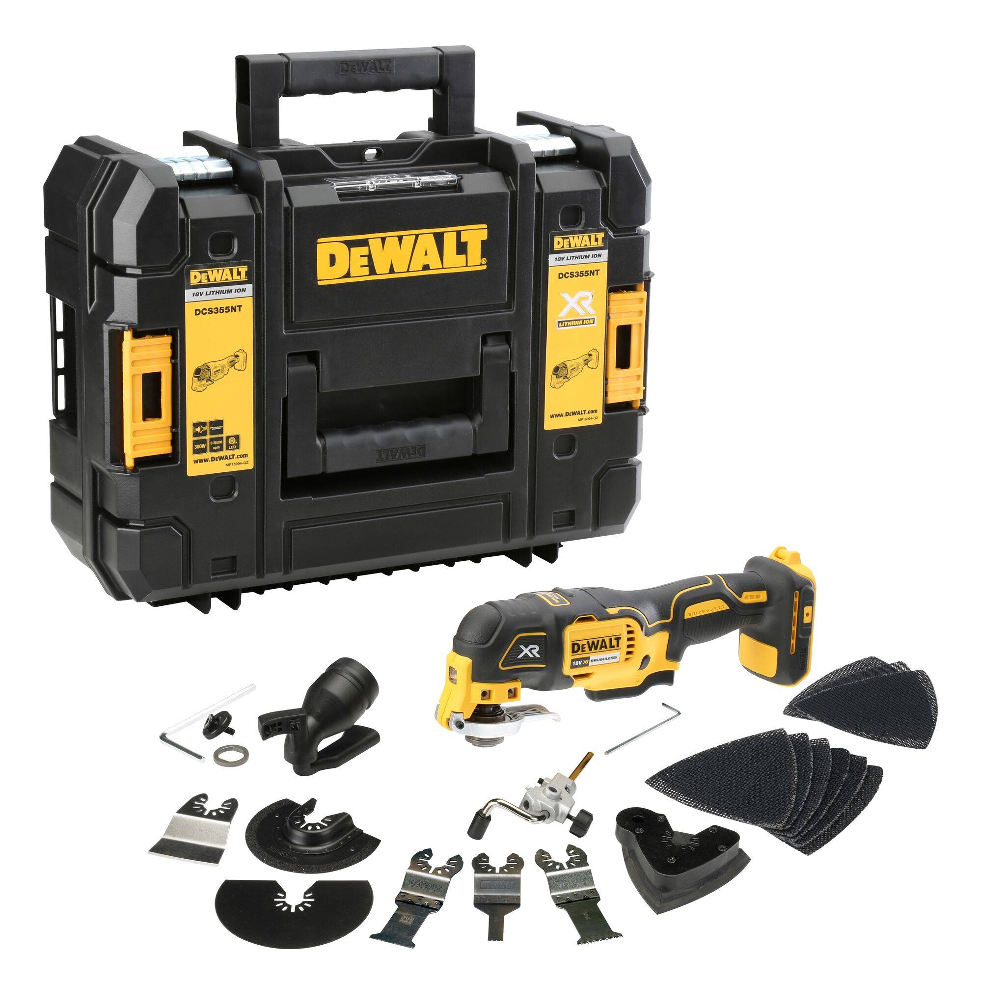 DEWALT DCS355NT DCS355NT-XJ Akku-Multifunktionswerkzeug mit Zubehör 18 V Anzahl mitgelieferte Akkus 0