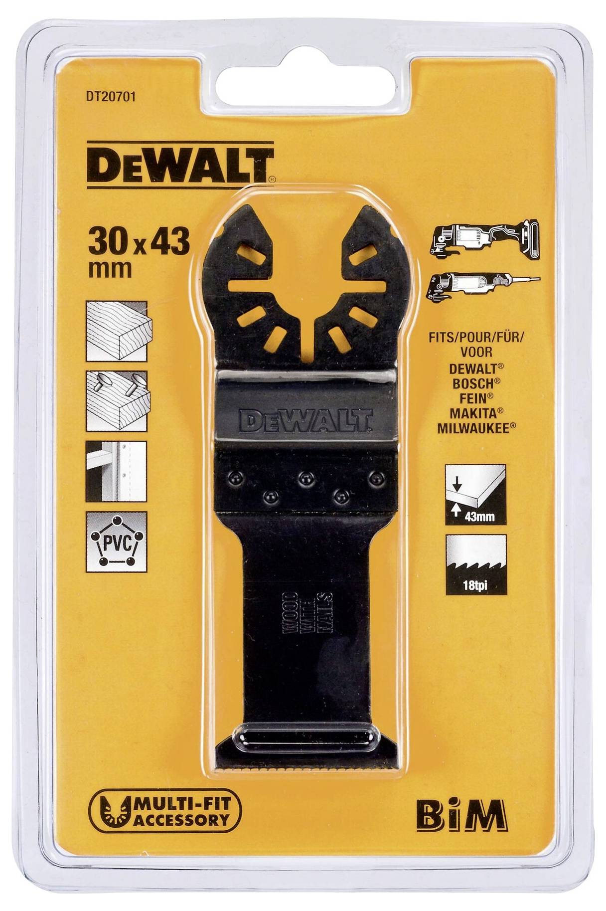 DEWALT DT20701-QZ DT20701 Sägeblatt 1 Stück 1St.