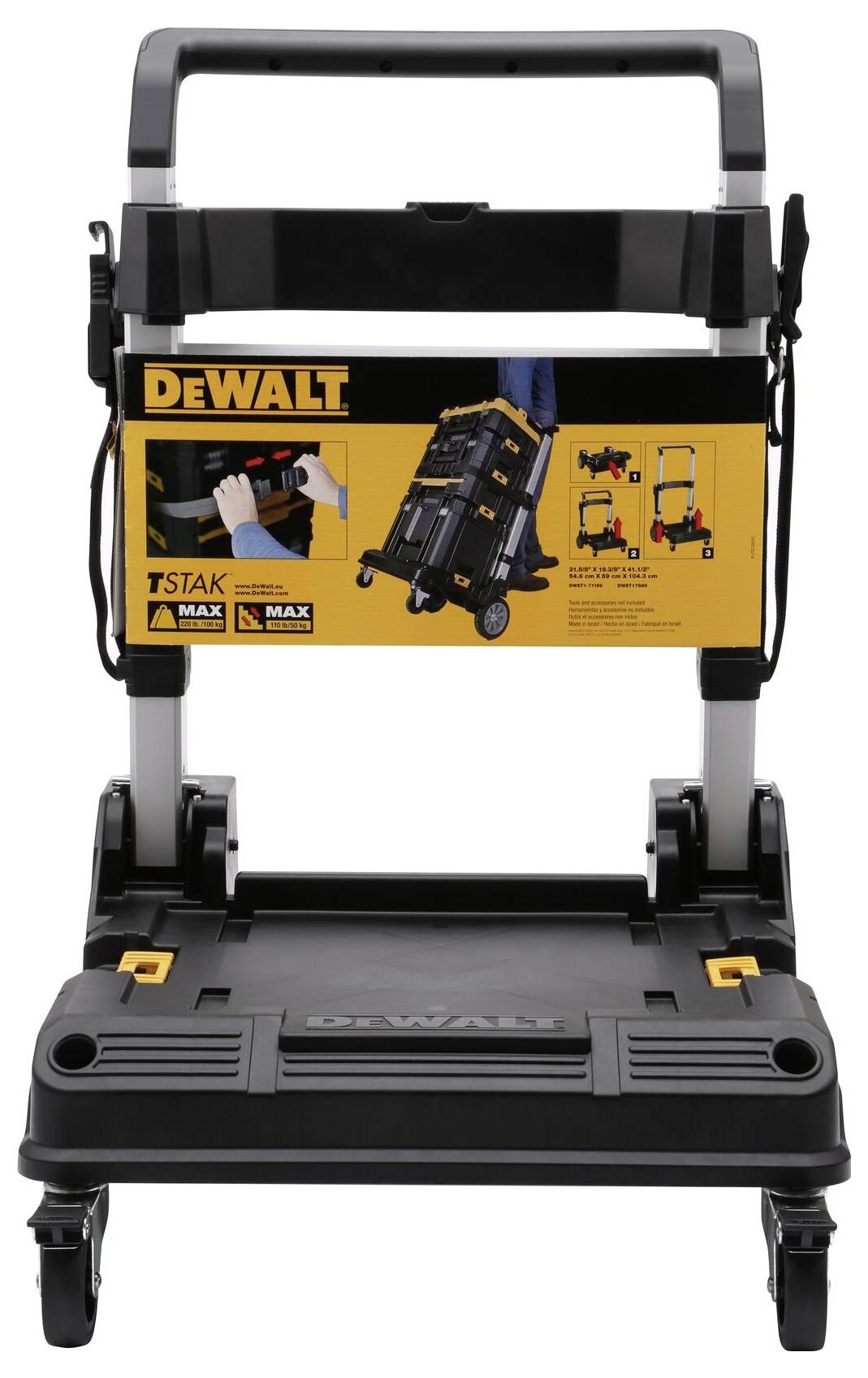 DEWALT DWST1-71196 DWST1-71196 Transportwagen Schwarz, Silber