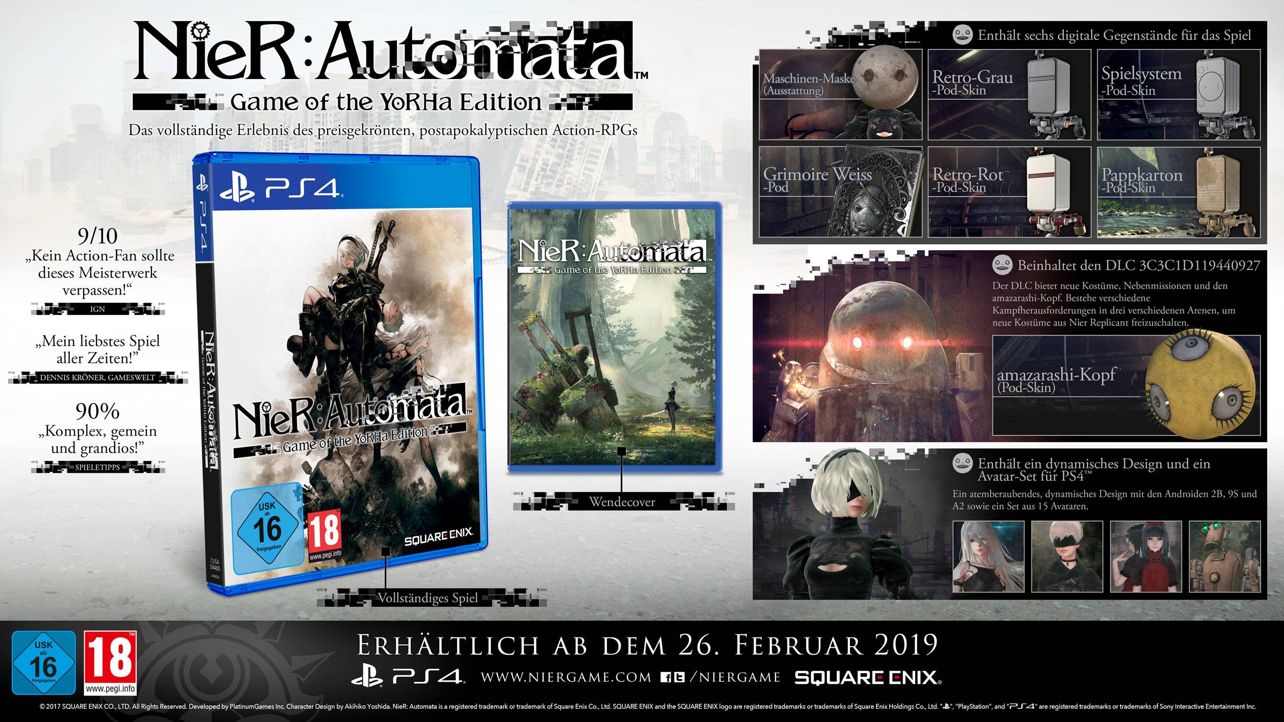 NieR: Automata Game of the YoRHa Edition PS4 USK: 16
