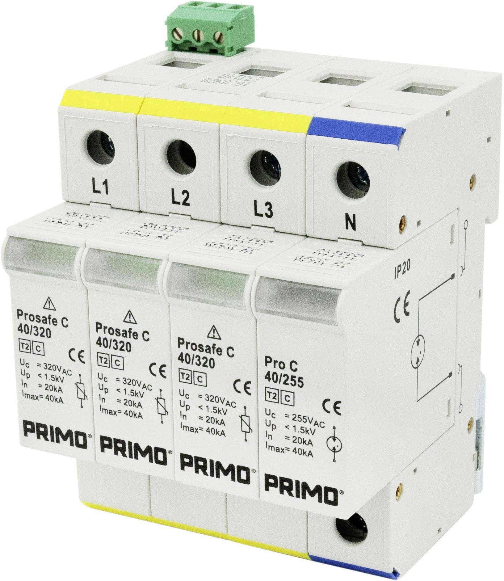 PRIMO P178 Prosafe CR 160/320 TNS (4+0) Verteilerschrank-Überspannungsschutz Überspannungsschutz f