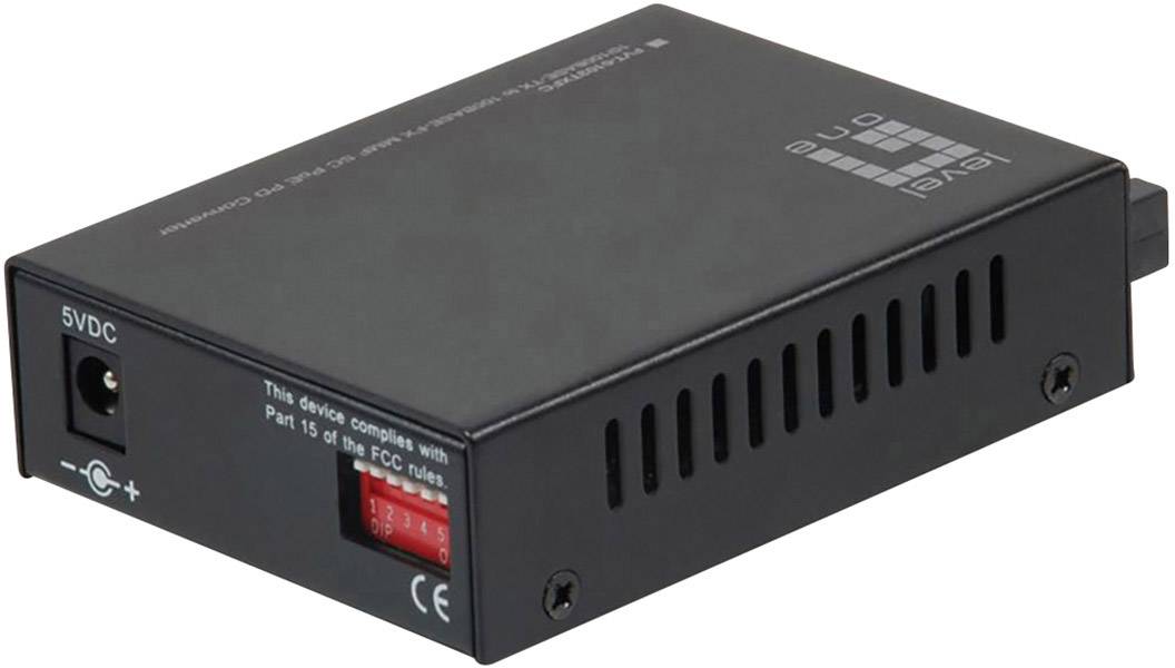 LevelOne FVT-0103TXFC Medienkonverter 100 MBit/s IEEE 802.3af (12.95 W)