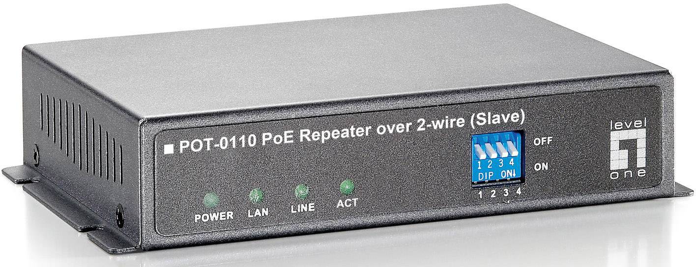 LevelOne POT-0110 PoE Extender 100 MBit/s IEEE 802.3af (12.95 W)