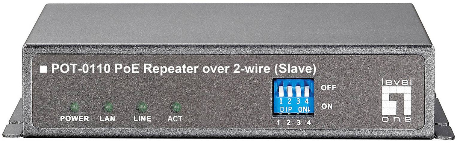 LevelOne POT-0110 PoE Extender 100 MBit/s IEEE 802.3af (12.95 W)