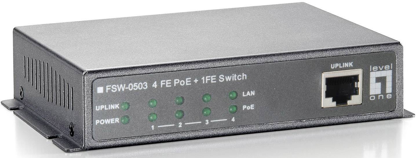 LevelOne FSW-0503-Z ohne Netzteil Netzwerk Switch 10 / 100 MBit/s